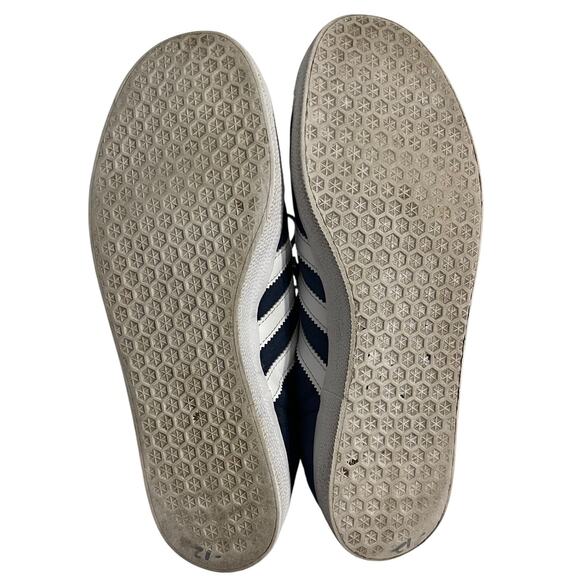 Adidas‎ Gazelle Shoes Originals Navy Blue White Size US Men 9 Women 10 - Picture 7 of 10